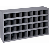 Armoires pour bacs de rangement en acier, 33-3/4" la x 12" p x 19-1/4" h, Gris Action Paper