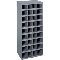 Armoires pour bacs de rangement en acier, 17-7/8" la x 12" p x 42" h, Gris Action Paper