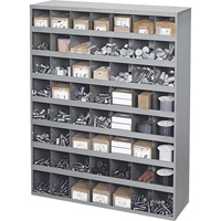 Armoires pour bacs de rangement en acier, 33-3/4" la x 12" p x 42" h, Gris Action Paper