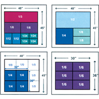 Syst&egrave;me de contenants d'exp&eacute;dition 4845 de StakPak Plus, 15" la x 24" p x 14,5" h, Bleu royal Action Paper
