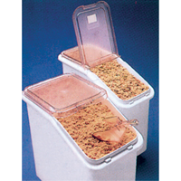 Mobile Ingredient Bins with Sliding Lid, 3.5 cu. ft. Capacity, 28" H x 15-1/2" W x 29-1/2" D Action Paper