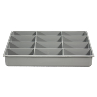 Plastic Insert for Large Compartment Box Action Paper