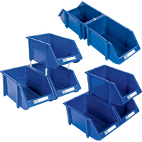 Stack & Hang Bin, 7-7/8" W x 7" H x 17-11/16" D, Blue Action Paper