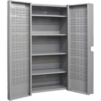Deep Door Combination Cabinets, 38" W x 24" D x 72" H, Grey Action Paper