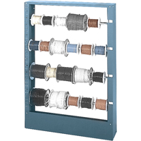 Wire Spool Racks, 4 Rod, 6" W x 26-1/8" D x 37-1/8" H Action Paper