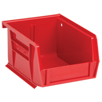 Ultra Stack & Hang Bin, 4-1/8" W x 3" H x 5-3/8" D, Red Action Paper