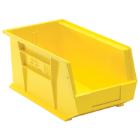 Ultra Stack & Hang Bin, 8-1/4" W x 7" H x 14-3/4" D, Yellow Action Paper