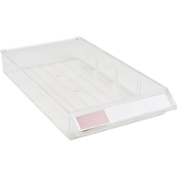 Replacement Drawer for KPC-300 Parts Cabinet, Plastic, 5-3/8" W x 9-13/16" D x 1-3/5" H, Clear Action Paper