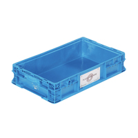 Syst&egrave;me de contenants d'exp&eacute;dition 4845 de StakPak Plus, 15" la x 24" p x 5" h, Bleu royal Action Paper