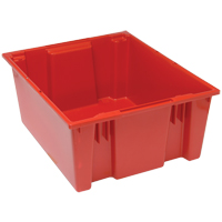 Stack & Nest Totes, 10" x 23.5" x 19.5", Red Action Paper