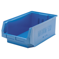 Giant Stacking Containers, 12.375" W x 19.75" D x 7.875" H, Blue Action Paper
