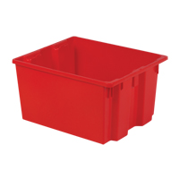 Contenants Stack-N-Nest Polylewton, 13" x 24" x 20", Rouge Action Paper