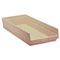 Bac pour &eacute;tag&egrave;re &eacute;conomique, 11-1/8" la x 4" H x 23-5/8" p, Ivoire, Capacit&eacute; 60 lb Action Paper