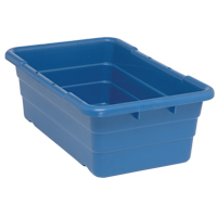 Cross Stack Bins, 16" W x 25.125" D x 8.5" H, Blue Action Paper