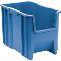 Giant Stacking Containers, 10.875" W x 17.5" D x 12.5" H, Blue Action Paper