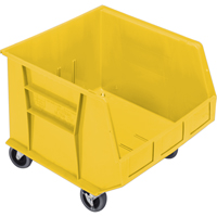 Bac mobile, 14" ha x 16-1/2" la x 18" p, Capacit&eacute; de 75 lb, Jaune Action Paper