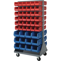 Mobile Louvered Rack Action Paper
