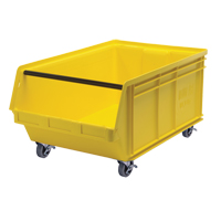Bac mobile MAGNUM, 14-7/8" ha x 18-3/8" la x 29" p, Capacit&eacute; de 150 lb, Jaune Action Paper