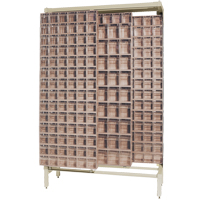 Syst&egrave;me de stockage &agrave; glissi&egrave;re &agrave; bacs basculants autonome, 48" la x 18" p x 77" h, 303 tiroirs Action Paper