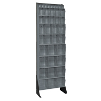 Tip-Out Bins Stand, 23-5/8" W x 8" D x 75" H, 36 Drawers Action Paper