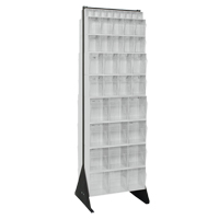 Tip-Out Bins Stand, 23-5/8" W x 16" D x 75" H, 72 Drawers Action Paper