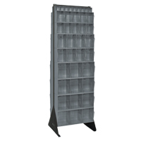 Tip-Out Bins Stand, 23-5/8" W x 16" D x 75" H, 72 Drawers Action Paper