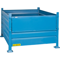 Bulk Stacking Containers, 30" H x 34.5" W x 40.5" D, 4500 lbs. Capacity Action Paper