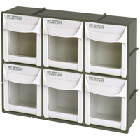 Heavy-Duty Tilt Bin, 11-3/4" W x 3-1/2" D x 9-3/4" H, 6 Drawers Action Paper