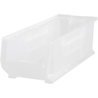 Hulk Containers, 8-1/4" W x 9" H x 23-7/8" D, Clear Action Paper