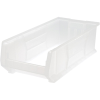 Hulk Containers, 11" W x 7" H x 23-7/8" D, Clear Action Paper