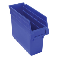 Bacs pour &eacute;tag&egrave;re Store-Max, 4-3/8" la x 8" H x 11-5/8" p, Bleu, Capacit&eacute; 44 lb Action Paper