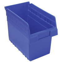 Bacs pour &eacute;tag&egrave;re Store-Max, 6-5/8" la x 8" H x 11-5/8" p, Bleu, Capacit&eacute; 44 lb Action Paper