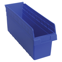 Bacs pour &eacute;tag&egrave;re Store-Max, 6-5/8" la x 8" H x 17-7/8" p, Bleu, Capacit&eacute; 56 lb Action Paper