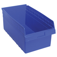 Bacs pour &eacute;tag&egrave;re Store-Max, 11-1/8" la x 8" H x 17-7/8" p, Bleu, Capacit&eacute; 56 lb Action Paper