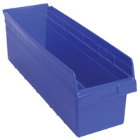 Bacs pour &eacute;tag&egrave;re Store-Max, 8-3/8" la x 8" H x 23-5/8" p, Bleu, Capacit&eacute; 68 lb Action Paper