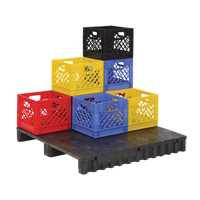 Caisse en plastique pour produits laitiers Action Paper