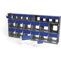 Tilt Bins Unit, 23-5/8" W x 3-5/8" D x 11-1/6" H, 21 Drawers Action Paper