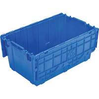 FP243C FliPak Nestable Tote, 26.9" x 16.9" x 12.1", Blue Action Paper
