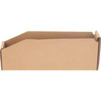 Deep Corrugated Parts Bins, 1-15/16" W x 11-1/4" D x 4-1/2" H, Beige Action Paper