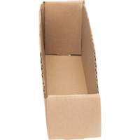 Deep Corrugated Parts Bins, 2-7/8" W x 11-1/4" D x 4-1/2" H, Beige Action Paper