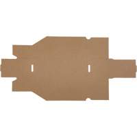 Deep Corrugated Parts Bins, 3-3/4" W x 11-1/4" D x 4-1/2" H, Beige Action Paper
