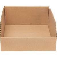 Deep Corrugated Parts Bins, 9-3/4" W x 11-1/4" D x 4-1/2" H, Beige Action Paper