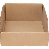 Deep Corrugated Parts Bins, 8-3/4" W x 11-1/4" D x 4-1/2" H, Beige Action Paper