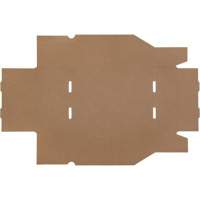 Deep Corrugated Parts Bins, 8-3/4" W x 11-1/4" D x 4-1/2" H, Beige Action Paper