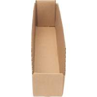 Deep Corrugated Parts Bins, 1-7/8" W x 17-1/8" D x 4-1/2" H, Beige Action Paper