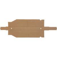 Deep Corrugated Parts Bins, 2-7/8" W x 17-1/4" D x 4-1/2" H, Beige Action Paper