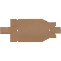 Deep Corrugated Parts Bins, 3-3/4" W x 17-1/4" D x 4-1/2" H, Beige Action Paper