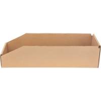 Deep Corrugated Parts Bins, 5-3/4" W x 17-1/4" D x 4-1/2" H, Beige Action Paper