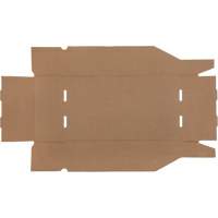 Deep Corrugated Parts Bins, 9-3/4" W x 17-1/4" D x 4-1/2" H, Beige Action Paper