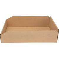 Deep Corrugated Parts Bins, 11-3/4" W x 17-1/4" D x 4-1/2" H, Beige Action Paper